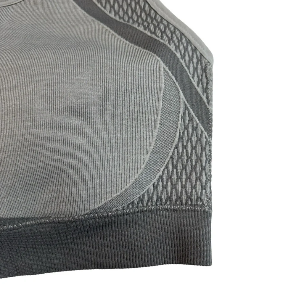 Avia Racerback Sports Bra Light Grey Heather, XXL - Picture 2 of 4